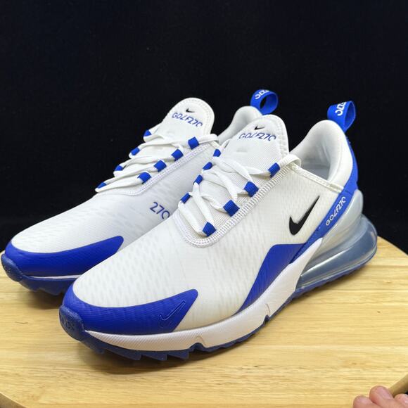 Nike Air Max 270 G White Black Racer Blue Shoes (CK6483 106) Men\'s Size 9 main image 6